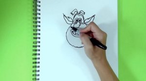 How to draw Booba - DRAWING LESSON - LEARN TO DRAW - ART