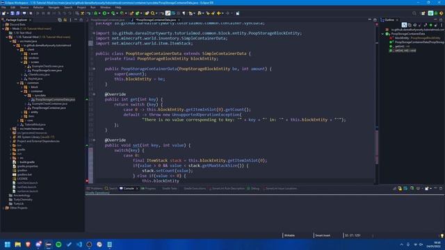 1.18 Minecraft Forge Modding Tutorial - Syncing using a container смотреть онлайн