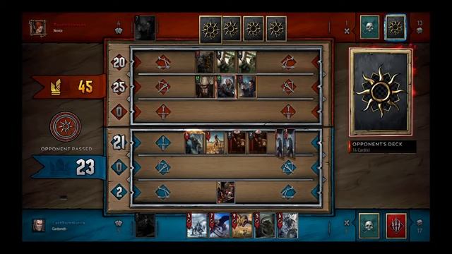 GWENT: The Witcher Card Game - Monster deck ranked match смотреть онлайн