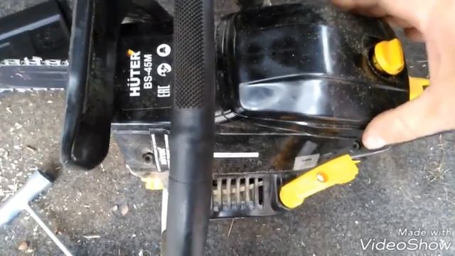 Пила Hüter BS -45M,первое впечатление и первое разочарование