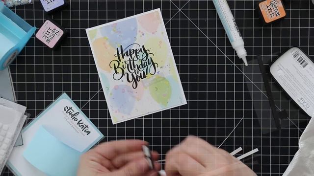 Birthday Balloons Layering Stencils | EASY Stencil Layering смотреть онлайн
