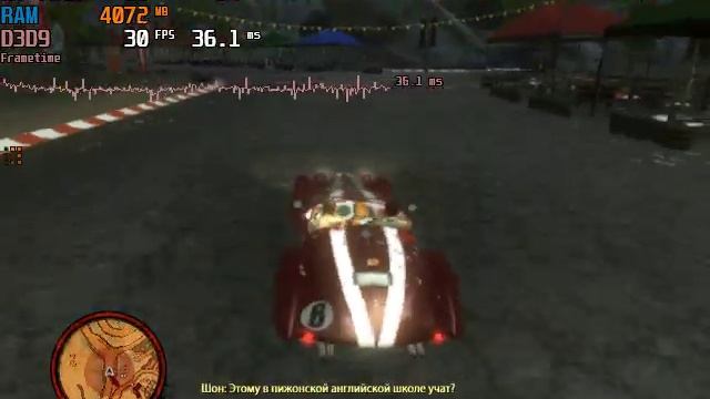 test 'The Saboteur' - AMD A4-7300, nVidia GT 610, 640x480 (part 2) смотреть онлайн