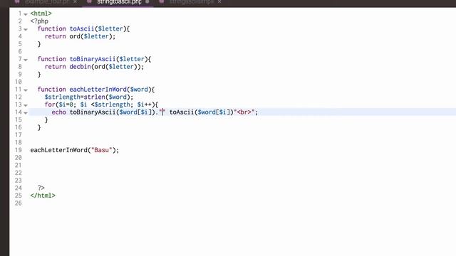 php string to ascii смотреть онлайн