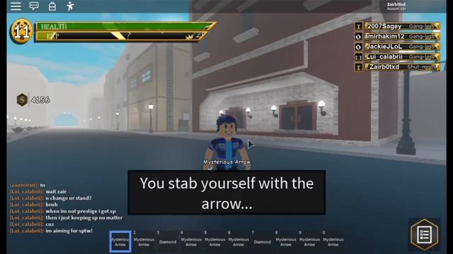 how to use arrow in yba roblox - 2020 смотреть онлайн