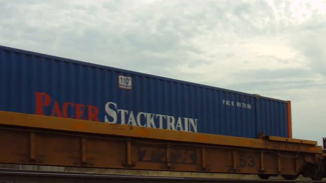 CSX WB Intermodal @ Galatea #693 смотреть онлайн