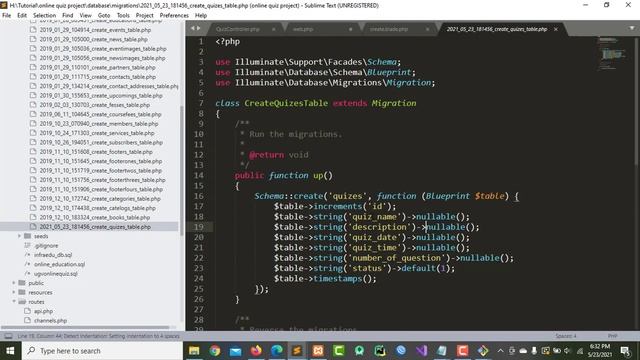 Online quiz system in laravel part 1 смотреть онлайн