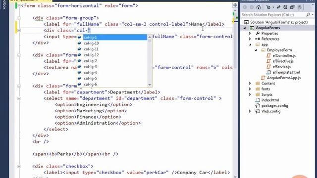 Horizontal Form Styling Bootstrap tutorial смотреть онлайн