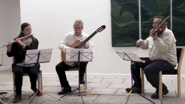 Triangulo - trio for flute, violin and guitar смотреть онлайн