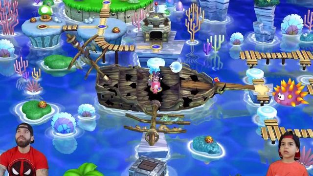 Sparkling Waters secret exit PLUS secret level walkthrough| New Super Mario Bros U Deluxe смотреть онлайн
