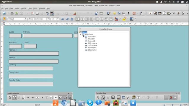 LIBREOFFICE BASE - CREATING A FORM WITH MORE THAN ONE SUBFORM смотреть онлайн