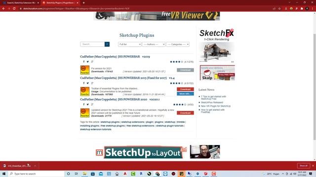 Cara Download dan Instal Pelugn JHS POWERBAR Sketchup смотреть онлайн