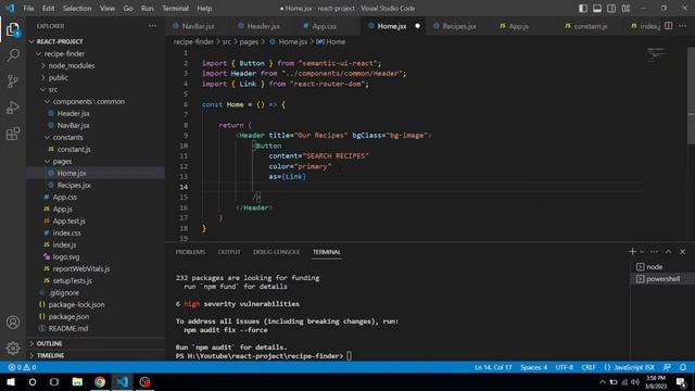 Recipe Finder | React and Semantic UI React | React Project Series смотреть онлайн