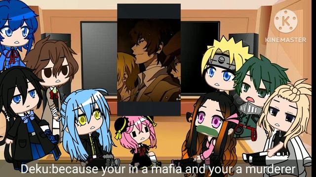 Anime character react to Dazai Osamu (Bsd) Bungo Stray dogs смотреть онлайн