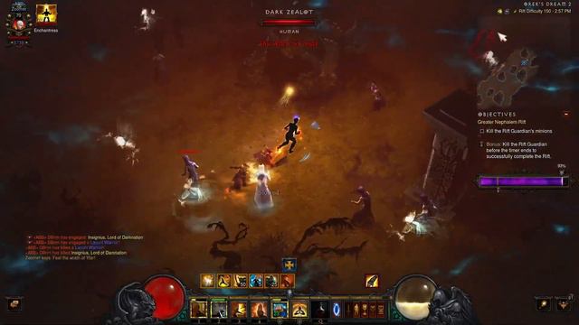 Diablo 3 [Season 30] Uliana's Exploding Palm Monk Solo GR150 in 5:40 (World Rank 2) смотреть онлайн