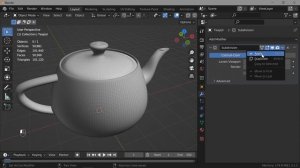 Blender. Multiresolution Modifier (Мультиразрешение)