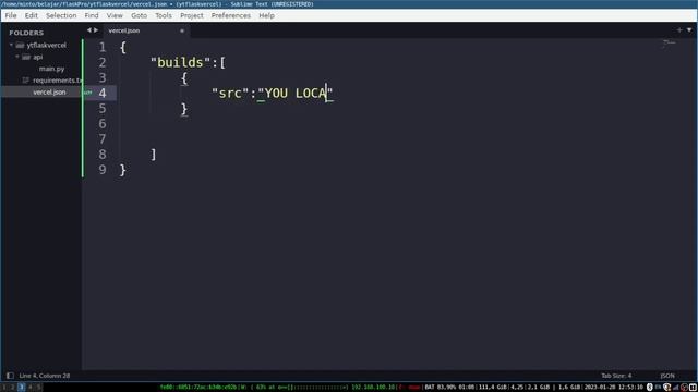 Flask Deploy Vercel in 3 Minutes смотреть онлайн