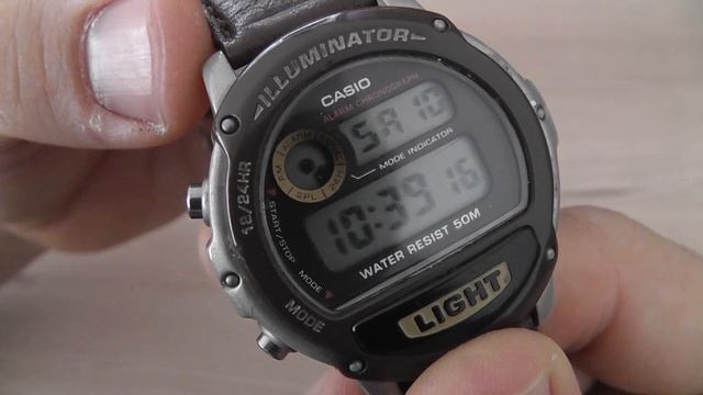Обзор электронных часов Casio W-89H на ремне. смотреть онлайн