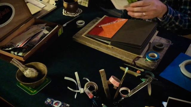 Accordion Postcard Scrapbook hangout (with records and sage) смотреть онлайн