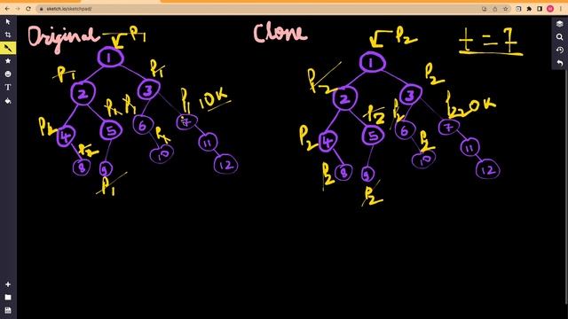 Find a Corresponding Node of a Binary Tree in a Clone of That Tree|Leetcode-1379 |MayChallenge (D17 смотреть онлайн