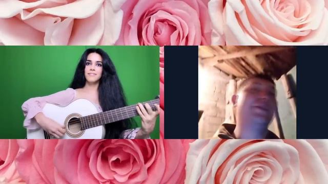 Гитаристка и певица в чат рулетке. Елена Ереван. (песни, розыгрыш)-5