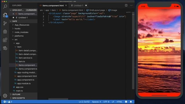 How to Work With Safe Areas in iOS | NativeScript Tutorial смотреть онлайн