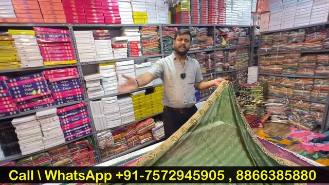 मात्र 5 हज़ार में 100 साड़ी | 50 ₹ में साड़ी | Saree Wholesale Market In Surat | हैवी लोट Sadi Sura