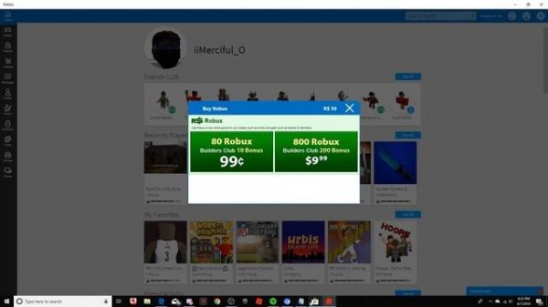 How to buy 80 Robux on PC