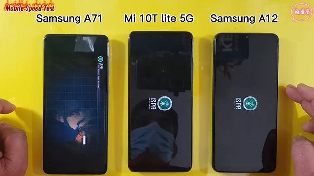 Samsung Galaxy A71 vs Xiaomi Mi 10T lite 5G vs Samsung Galaxy A12 Speed Test comparison 6GB vs 4GB смотреть онлайн