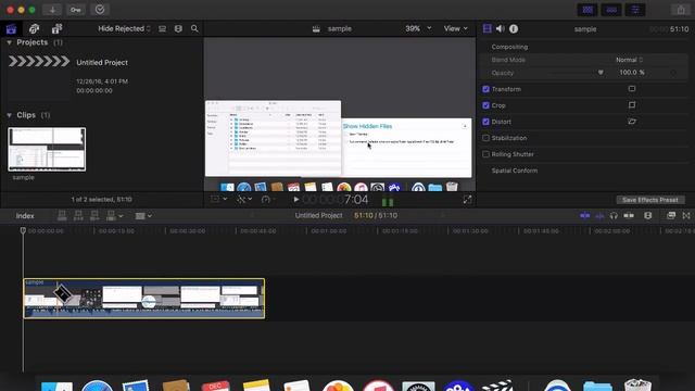 How To Cut Part Of Video In Final Cut Pro X MacOS