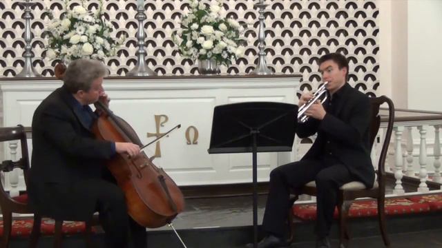 Tryos Ensemble Trumpet Cello Duo: La Rejouissance by Handel смотреть онлайн