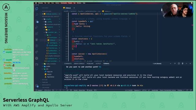 Set Up a Serverless GraphQL API with Apollo Server and AWS Amplify смотреть онлайн