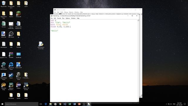 Python Programming Tutorial #1 - Variables and Data Types смотреть онлайн