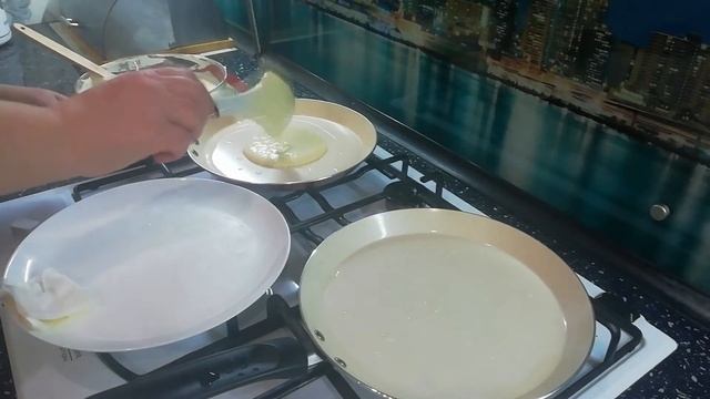 Панкейки на молоке. Вкусные и нежные. смотреть онлайн
