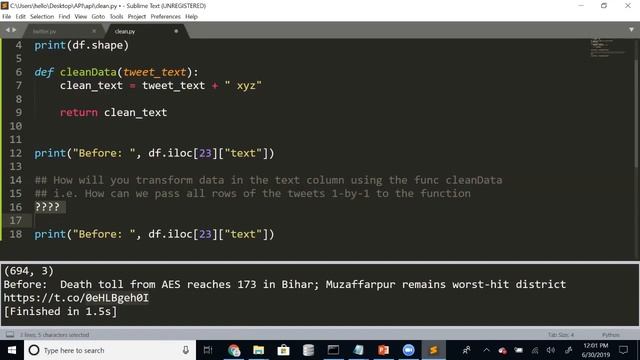 Twitter Data Processing and Cleaning | Machine Learning Career Track смотреть онлайн