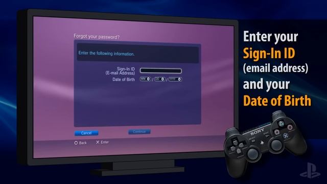 Reset PSN Password on a PS3 смотреть онлайн