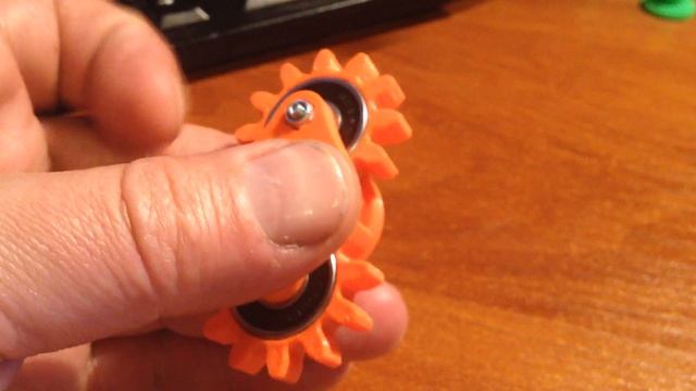 Hand spinner: two gears на 3d принтере смотреть онлайн