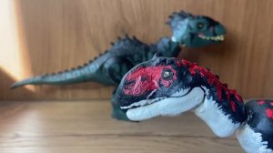 Обзор на мой Лего кастом Карнотавр Демон #jurassicworlddominion