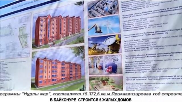 В БАЙКОНУРЕ СТРОИТСЯ 5 ЖИЛЫХ ДОМОВ смотреть онлайн