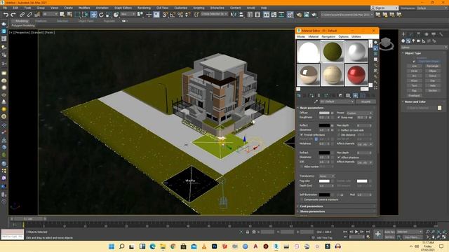 Exterior Night Render in V-Ray 3DsMax Complete Tutorial смотреть онлайн