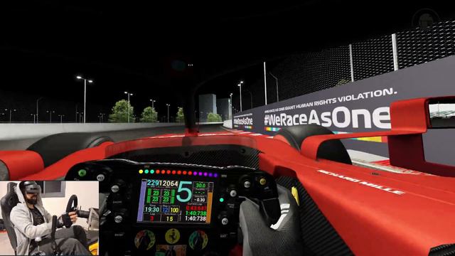 Immersive F1 2021 Saudi Arabian Jeddah GP In VR - Assetto Corsa смотреть онлайн