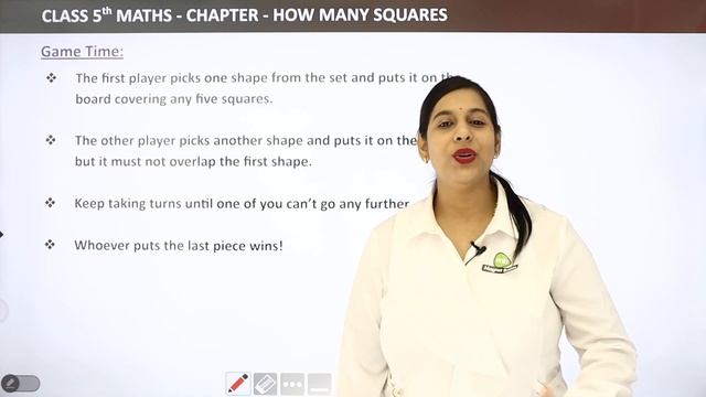 Class 5 Maths Chapter 3 | Game Time - How Many Squares смотреть онлайн