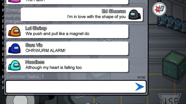 Shape of You - Ed Sheeran (Lyrics Prank Among Us) смотреть онлайн