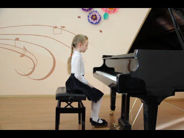 Колесникова Виктория Ф. Рамо "Менуэт"; Б. Берлин "Обезьянки на дереве" ДМШ Барабинского района смотреть онлайн