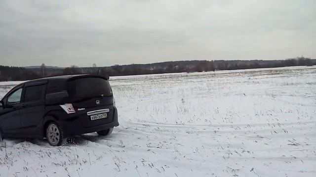 ХОНДА ФРИД СПАЙК ПО СНЕГУ !!!