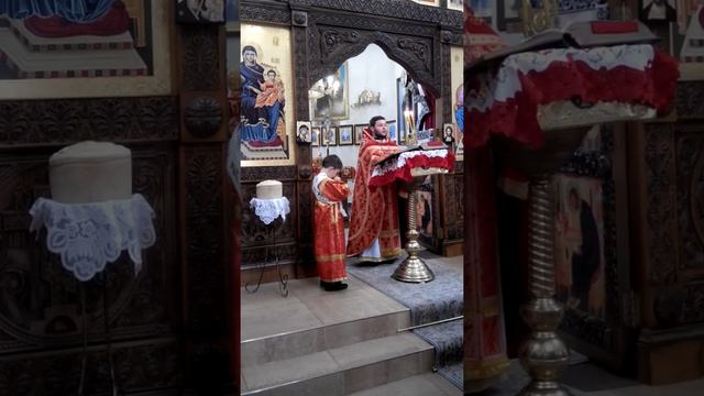 Маленький пономарь на Праздничной вечерне! смотреть онлайн