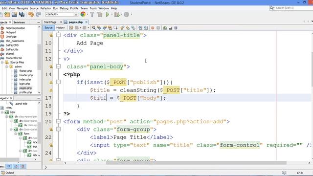09 - Student Portal in PHP/MySQL (Pashto) смотреть онлайн