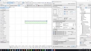 Стены в Архикад. Настройки, параметры стены. Геометрические варианты создания стен