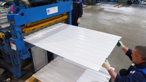 Процесс изготовления профнастила на профилегибочном станке