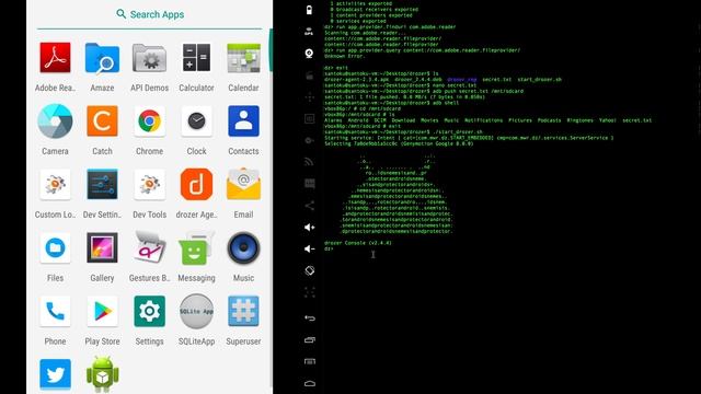 Android Pen-testing - Drozer - Content provider vulnerability смотреть онлайн
