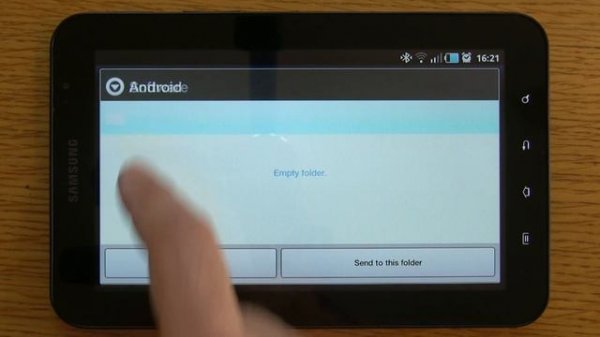 Total Commander for Android on Galaxy Tab LQ